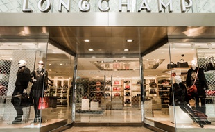 Illustration d'un magasin Longchamp à Hong Kong
