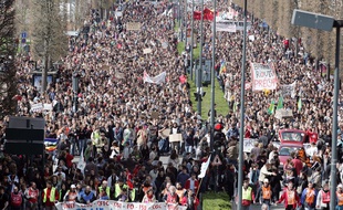 Photo prise en 2006 pendant les manifestations anti-CPE