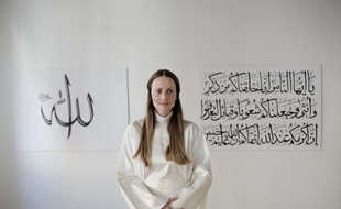 L'imame danoise Sherin Khankan, le 8 août 2016 à in Copenhague au Danemark