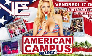 L'affiche de la soirée American Campus du 17 octobre.