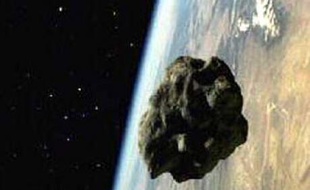 une météorite proche de la Terre