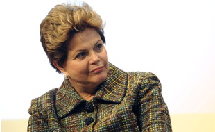 La présidente brésilienne Dilma Rousseff à Paris, en décembre 2012.