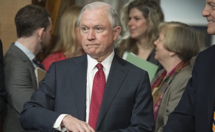 Jeff Sessions, ici à Washington le 2 février 2017, est le nouveau ministre de la Justice de Donald Trump.