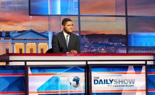 Trevor Noah sur le plateau du "Daily Show"