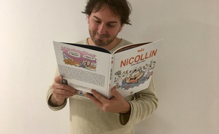 Dadou, et sa BD Nicollin avec deux ailes.