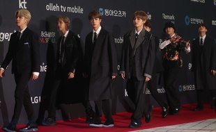 Le groupe sud-coréen BTS à Séoul, le 6 novembre 2018.