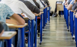 Un lycée. (Illustration)