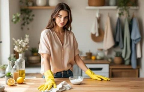 Redonnez vie à votre plan de travail tristounet sans vous ruiner grâce à ce réflexe simple à adopter !