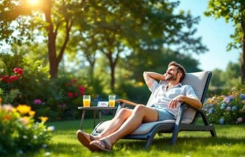 Envie de vous détendre au jardin ? Ce fauteuil lounge est à -50 % chez Jysk en ce moment
