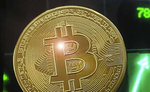Illustration d'un Bitcoin.