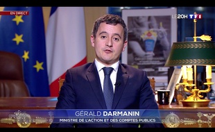 Gérald Darmanin sur TF1 le 31 mars 2020.