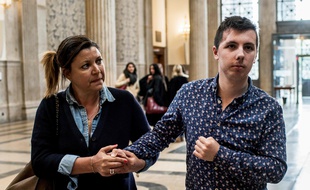 Marin, jeudi, lors de son arrivée à la cour d'assises des mineurs du Rhône.