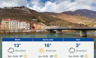 Météo Grenoble: Prévisions du mardi 21 septembre 2021