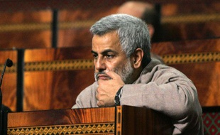 Abdelilah Benkirane, secrétaire général du Parti Justice et Développement (PJD), le parti islamiste modéré marocain (photo prise à Rabat le 21 novembre 2007)