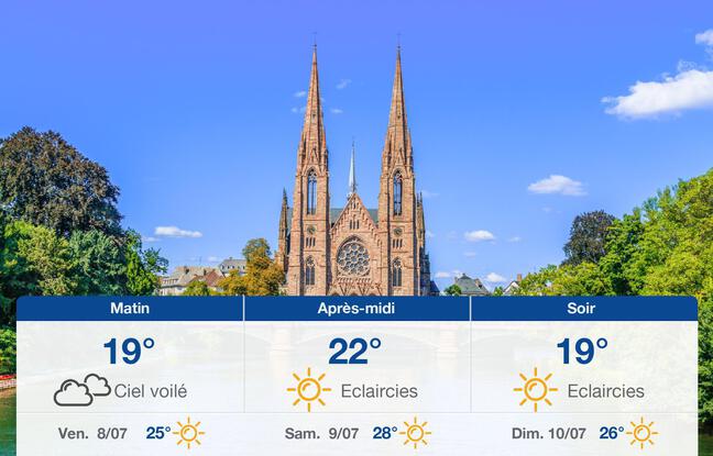 Météo Strasbourg: Prévisions du jeudi 7 juillet 2022