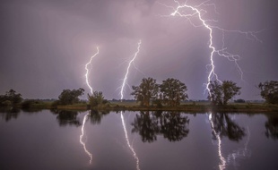 De violents orages doivent de nouveau toucher les départements de l'est de la France avant de se diriger vers l'Allemagne dans la nuit de jeudi à vendredi. Illustration
