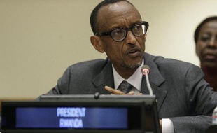 Le président rwandais Paul Kagame à New York le 26 septembre 2014