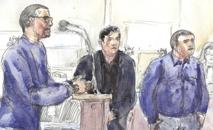 Les trois accusés au procès sur la mort de Clément Méric