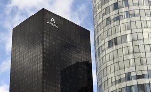 La tour Areva le 1er avril 2015 à La Défense, près de Paris