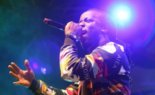 Youssoupha en concert à Marseille le 1er octobre 2015.