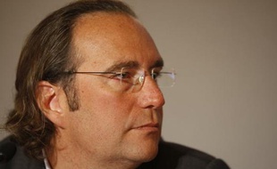 Xavier Niel, le patron de Free, lors d'une conférence à Paris en 2007