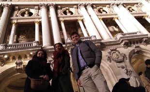 Clara, Melissa et Etienne, les lecteursque «20 Minutes» a emmenés à l'Opéra.