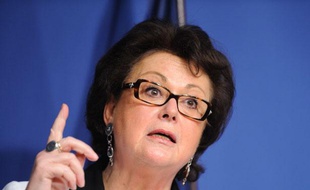 Christine Boutin à Levallois Perret, le 7 janvier 2012