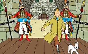 Couverture de l'album de Tintin «Le Sceptre d'Ottokar».