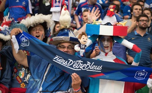 Des supporters français lors de l'Euro 2016.