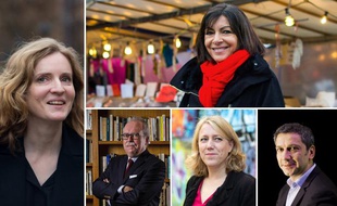 Montage photo: Nathalie Kosciusko-Morizet, Anne Hidalgo, Wallerand de Saint-Just, Danielle Simonnet et Christian Najdovski.