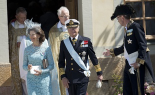 Carl XVI Gustaf de Suède et la Reine Silvia