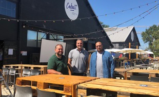 Christophe Baron, Alexis Dupuy et Romain Pecqueret ont reconverti le site Cobalt en Tiers-Lieu dans le quartier de Montaudran.