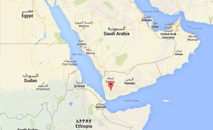 Localisation d'Ibb, au Yemen
