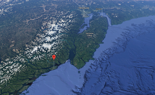 L'île Calvert, près de l'île de Vancouver (Colombie-Britannique).