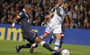 Lisandro Lopez face à Bordeaux, le 30 septembre 2012