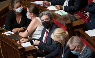Jean-Luc Mélenchon en colère