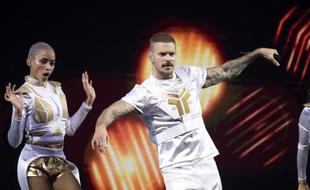M Pokora au concert "Pyramide Tour", Palais Nikaia de Nice