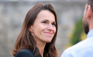 La ministre de la Culture Aurélie Filippetti à Angoulême, le 22 août 2014