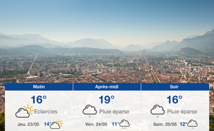 Météo Grenoble: Prévisions du mercredi 22 mai 2019