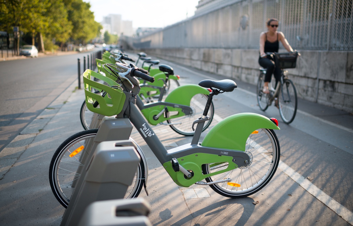 Velo discount vert paris