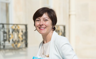 French Trade and Handicraft Junior Minister Carole Delga arriving at the Elysee Palace, for the weekly cabinet meeting. Paris, FRANCE -18/06/2014/VILLARD_VILL091/Credit:VILLARD/SIPA/1406181542