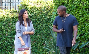 Kim Kardashian et Kanye West en novembre 2014