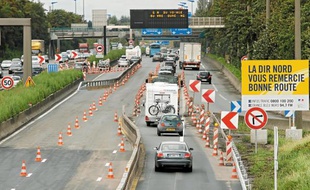En 2011, la première phase des travaux concernait le sens Paris-Lille.