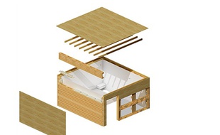 Un chambre en palette parfaitement habitable et qui prend 5 heures à construire.