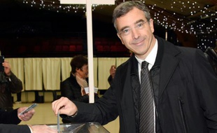 Dominique Reynié, candidat Les Républicains en Midi-Languedoc, le 13 décembre 2015 à Onet-le-Château