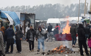 Plus de 1.000 migrants évacués de la «jungle» de Calais le 24 octobre 2016.