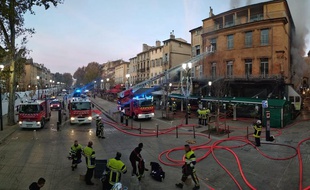 Un violent incendie a ravagé la brasserie des