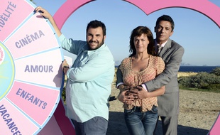 Laurent Ournac, Dominique Guillo et Anne Caillon dans «Camping Paradis».