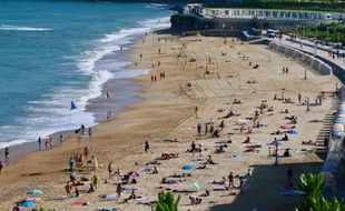 La Grande plage de Biarritz