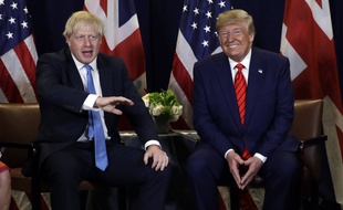 Boris Johnson et Donald Trump, le 24 septembre 2019 à New York.